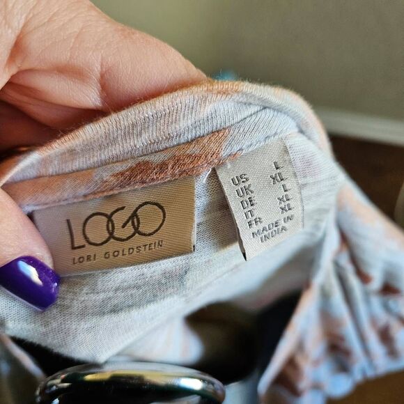 Logo Lori Goldstein Tie Dye Long Sleeved Shirt - Picture 6 of 6